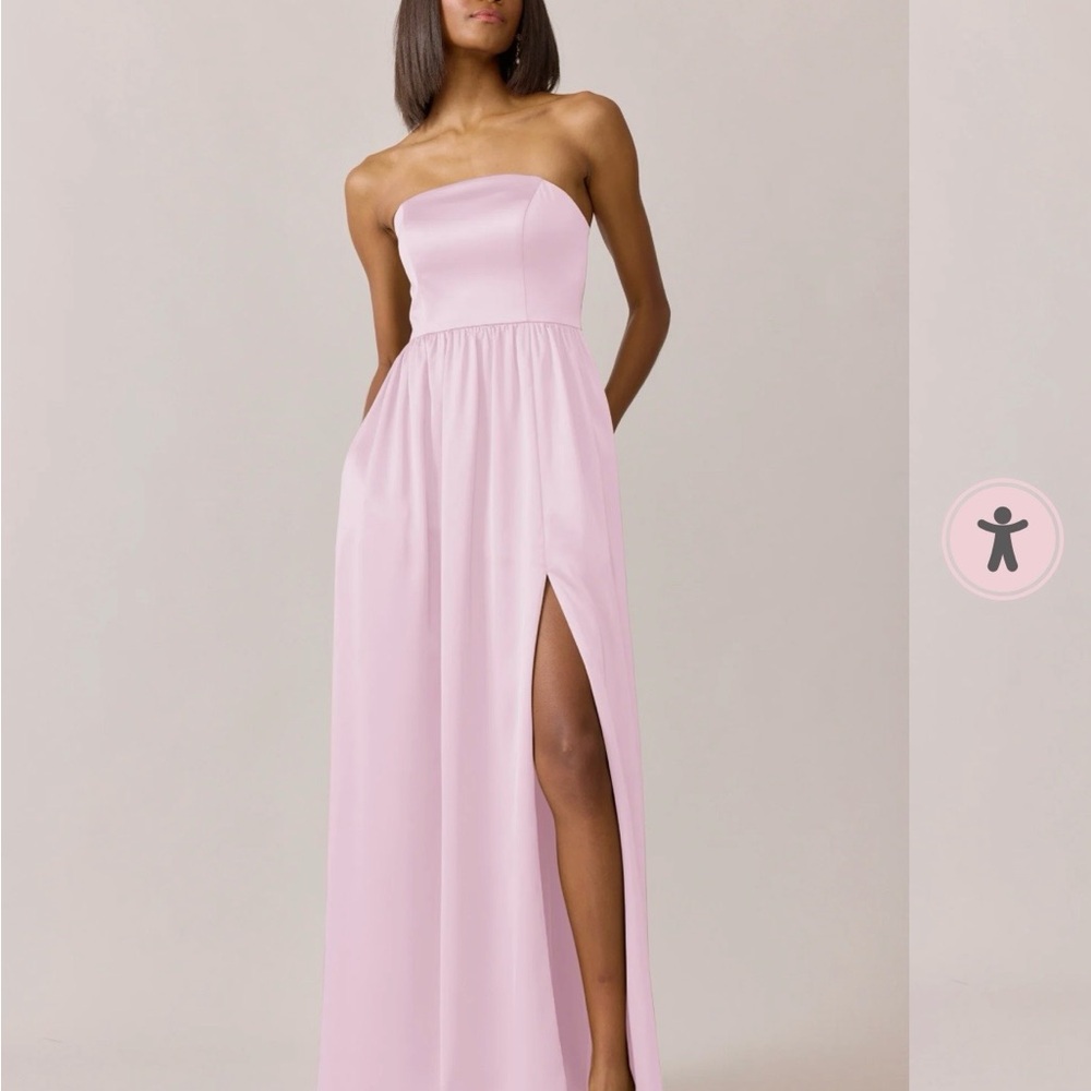 Revelry Strapless Light Pink Gown